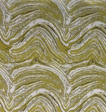 Figura Moira Chartreus - Curtain Fabric