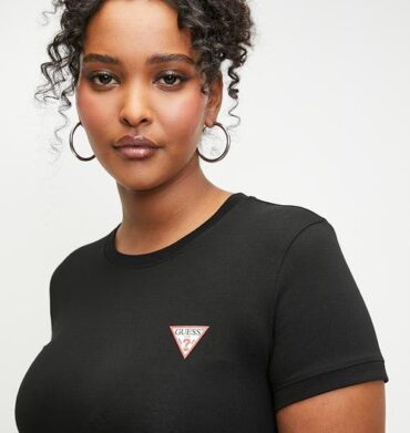 Guess Mini Short Sleeve Triangle Tee - Black