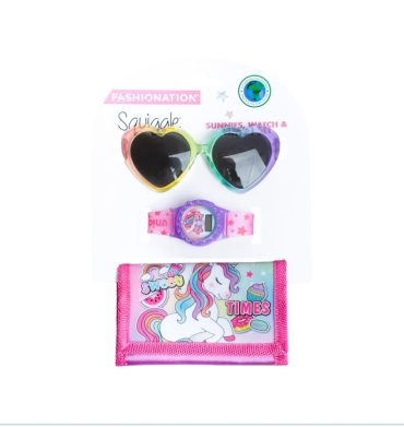 Sweet Unicorn Sunnies/Watch & Wallet Set