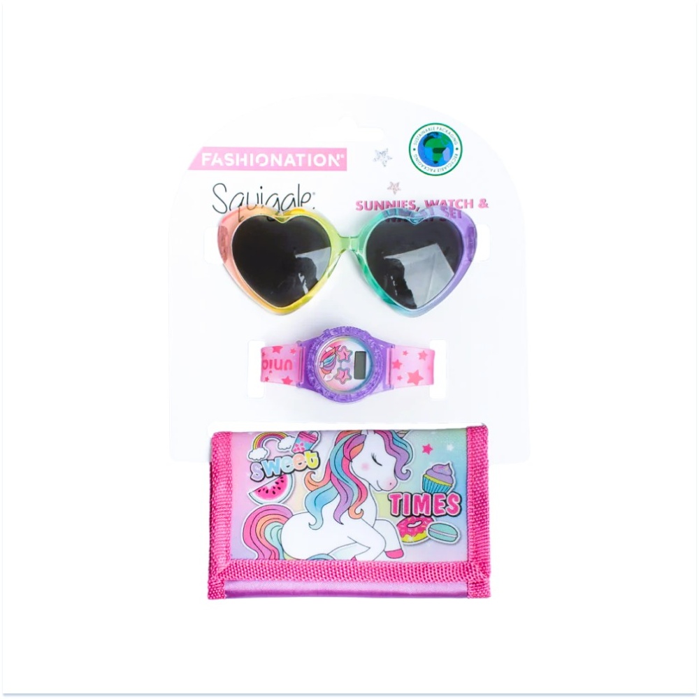 Sweet Unicorn Sunnies/Watch & Wallet Set