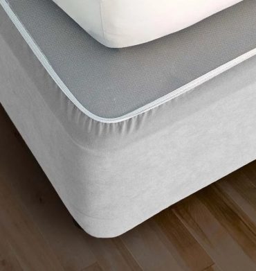 Faux Suede Grey Bedwrap