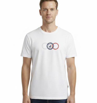 SPORT LOGO SS TEE WHT - POLO T SHIRT