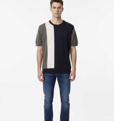 POLO FATIGUE S/S COLOURED BLOCK T SHIRT