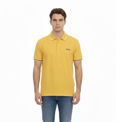 36173- POLO LOGO TIPPED S/S GOLFER