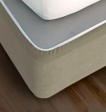 Faux Suede Stone Bedwrap