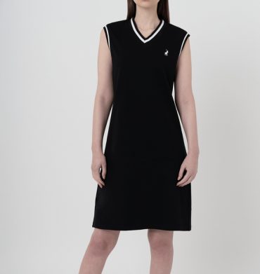 Tiisetso Short Sleeve Black Dress