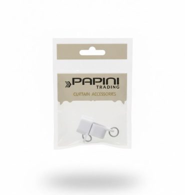 C048 C END STOP WHITE METAL RING - WF