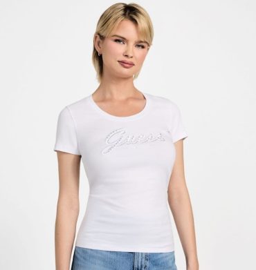 Embro Short Sleeve Logo White T-Shirt