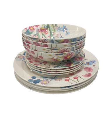CC152 EUCALYPTUS BLOOM 12PC DINNER SET