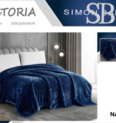 Victoria 2Ply Blankets 220x240- Various Colors