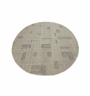 EUR - 24616 MARSIELLE ROUND D.BEIGE/YELLOW - 200X200CM