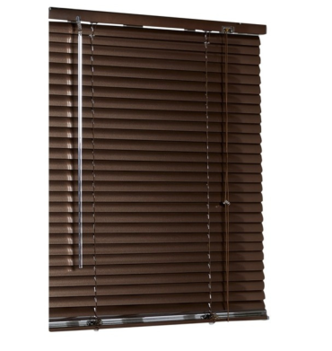 Home Star 25mm Aluminum Blinds Chocolate