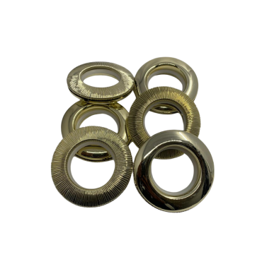 Papini ET413 Eyelet Rings Bright Gold