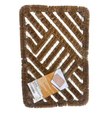 WIRE COIR SCRAPPER MAT - 40X60