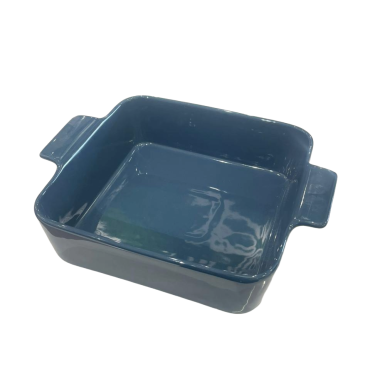 CC379 INDULGENCE SQR  BAKER BLUE - 24X24X8CM