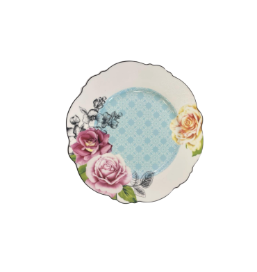 JC-7049 WAVY ROSE CEREAL BOWL