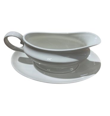 CC424 GRAVY BOAT & SAUCER  - 500ML