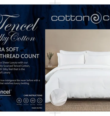 Cotton Co Ultra Soft 300 Thread Count White Duvet Cover Set