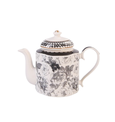 Jenna Clifford-7237 Black Rose Teapot