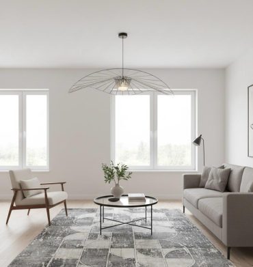 21160 Barocco Dark Grey - 200X290