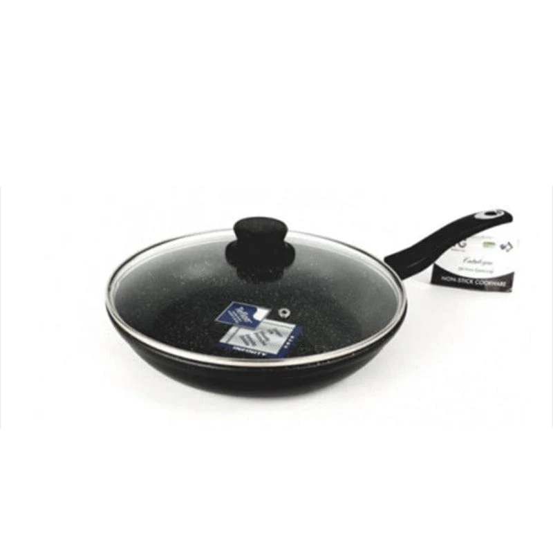 Fig Frypan With Glass Lid Non-Stick 20cm