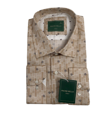 Daniel Italy Shirt Cotton Tan