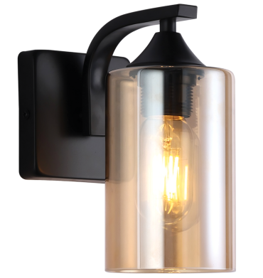 Bright Star WB709/1 Glass Shade Black