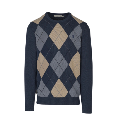 Pringle Paul Argyle Knitwear Blue