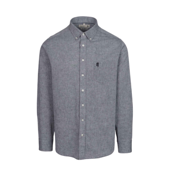 Pringle Riaan Long Sleeve Shirt Navy