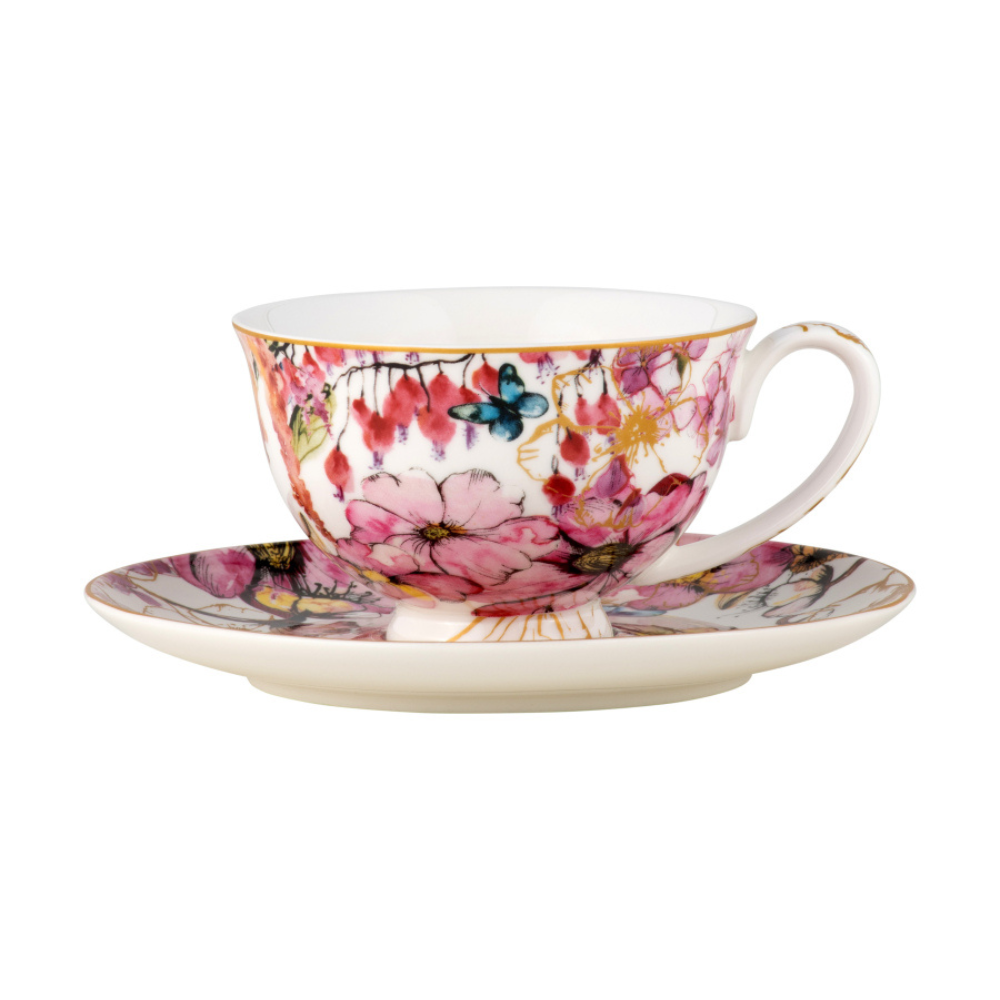 Maxwell & Williams Enchantment Footed Cup & Saucer