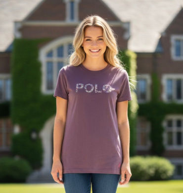 Polo Anlia Embellished Huckleberry T/Shirt