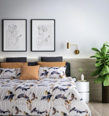 Pierre Cardin Comforter Juelle Leaves