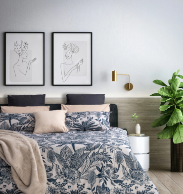 Pierre Cardin Comforter Taimo Leaves