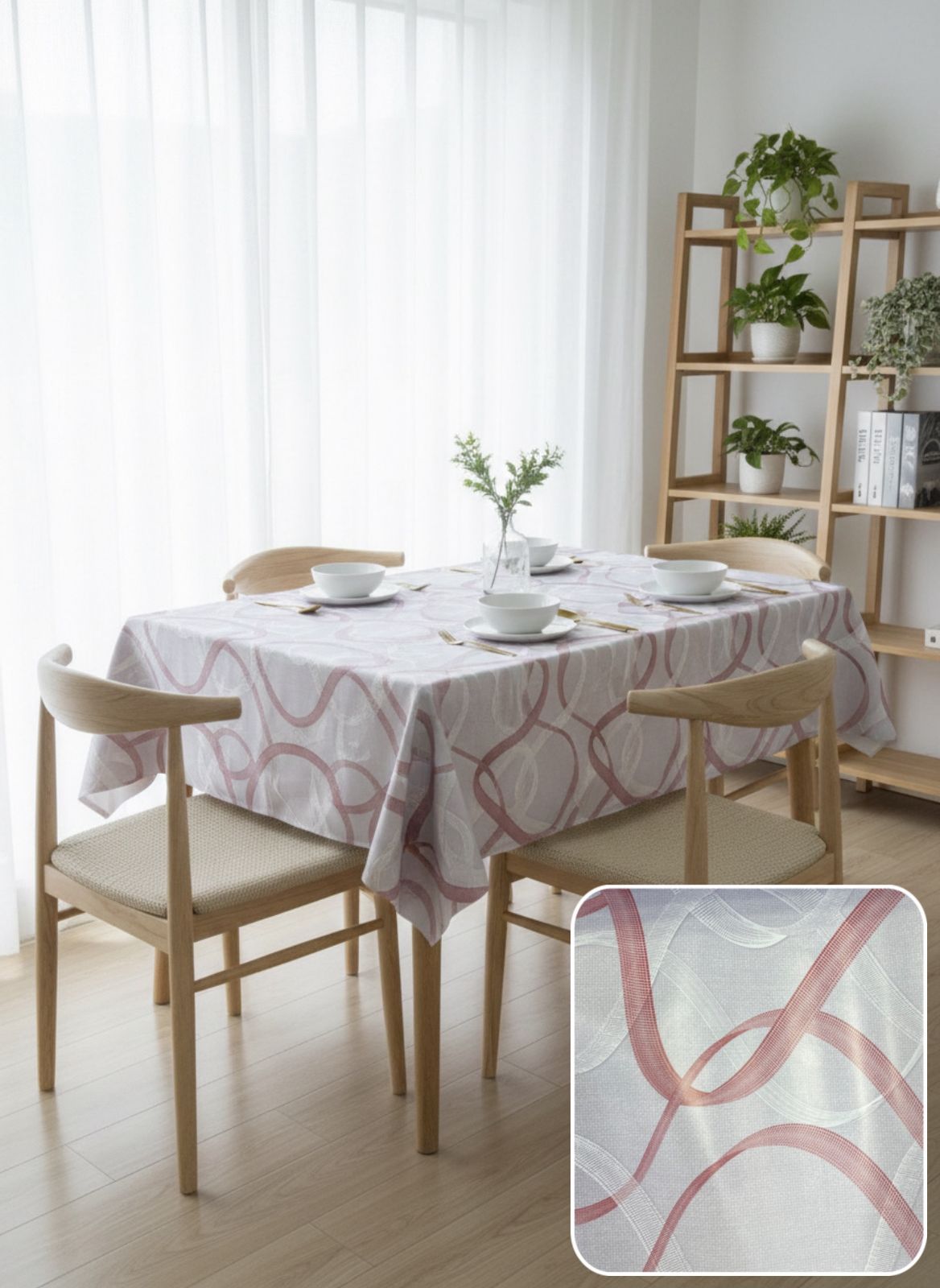 EV258B DEKORAMA PVC PLASTIC TABLE FABRIC- 140CM