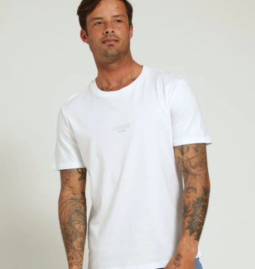 Guess Aidy Short Sleeve White T/Shirt - on sale