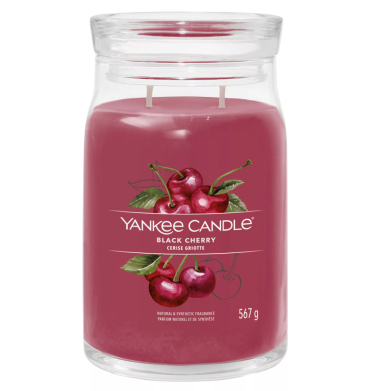 Yankee Signature Candle Large Black Cherry
