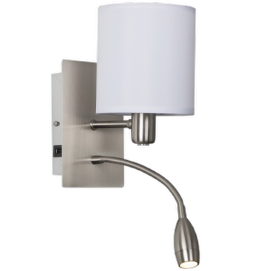 Bright Star WB172/2 USB Wall Light