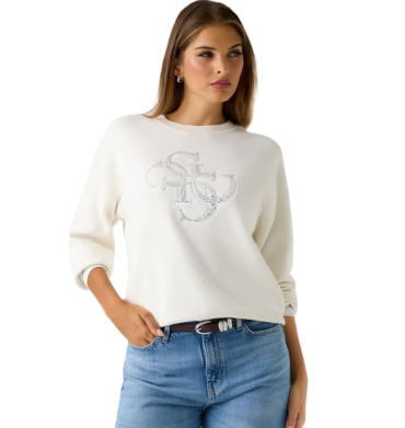Guess Sylvie Cream Sweater