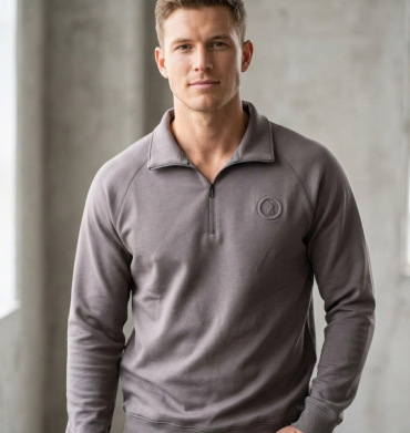 Polo Sport Long Sleeve Swear Top Charcoal
