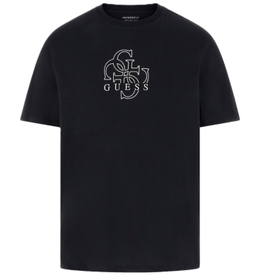 Guess Basic Quattro T/Shirt Black - on sale