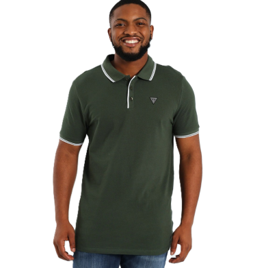 Guess Tipped Core Golfer Green - on sale