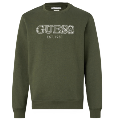 Guess Basic Sweatshirt Olive