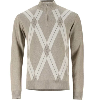 Carducci Bastoni Knitted Jersey Stone