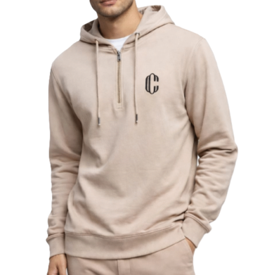 Carducci Paolo Sweater Hoodie Stone
