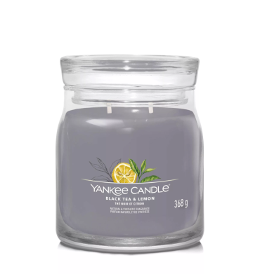 Yankee Signature Candle  Black Tea & Lemon Medium
