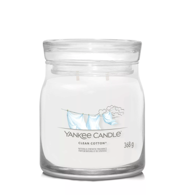 Yankee Signature Candle Clean Cotton Medium
