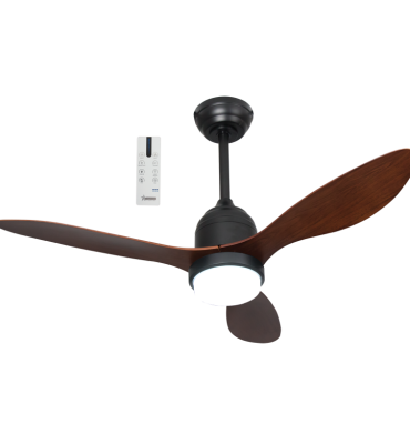 Bright Star FCF124 15W Outdoor Fan Black and Wood
