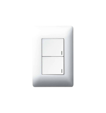 Legrand PY124WHT Comp 2X4 2Lever Dim 1Way