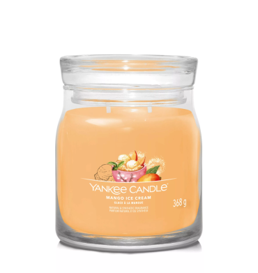 Yankee Signature Candle Mango Ice Cream Medium