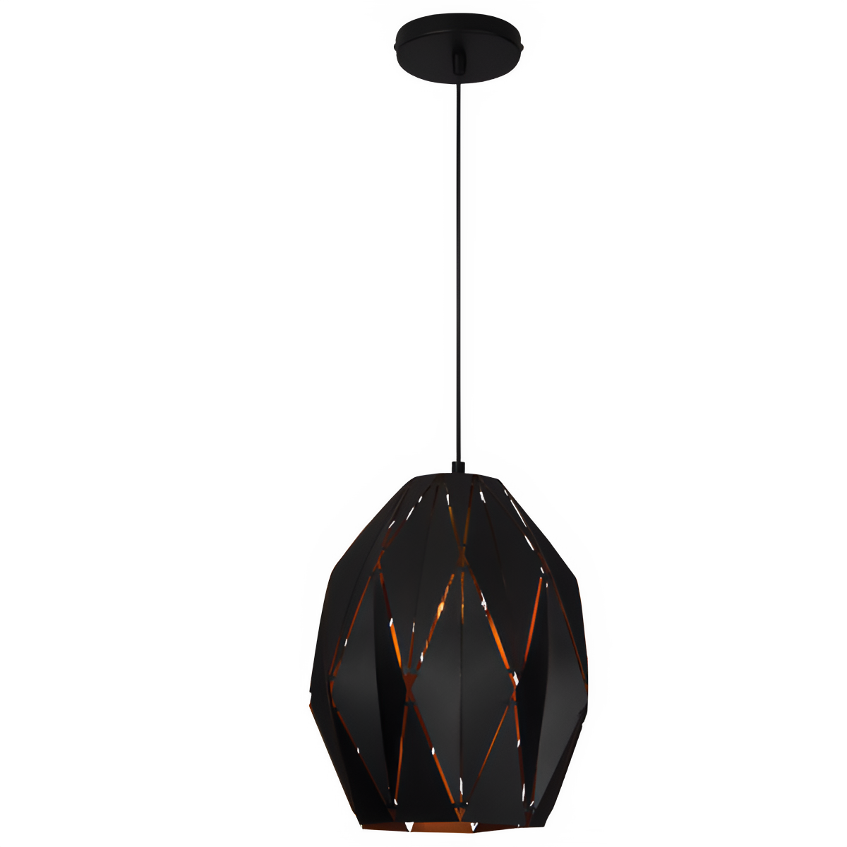 Bright Star PEN592 Metal Pendant Black